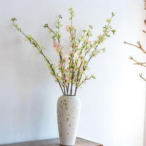 Декоративные цветы искусственная 100 см снежная ива свадебная цветочная шелк текстура американский пастырский стиль