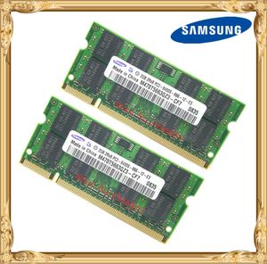 Rams Samsung Laptop Memoria 4GB 2x2GB 800MHz PC26400 DDR2 Notebook RAM 4G 800 6400S 2G 200pin SODIMM
