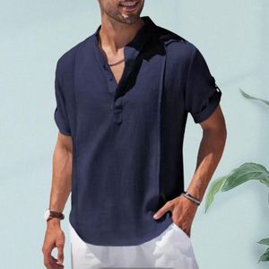 メンズカジュアルシャツトレンディな男性サマートップトップシン半分シングルブレストミッドレスト通気性クイックドライマッチパンツ