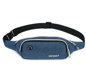 Travel multifunctional Sports pocket mini fanny Waist pack for men women Portable convenient USB waistpack waterproof phone belt bag Portable sling packs