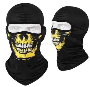 Schreckliche Totenkopfmasken, Halloween-Partykostüme, Kapuzenschals, Fahrrad, Motorrad, Reiten, Gesichtsbedeckungsmaske, Skimasken für Sport, Winter, Kopfbedeckung