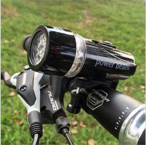 5 LED -cykellampa lampor Säkerhet Mountain Bike Head Light Plastic Blinking Cycling VARNIE