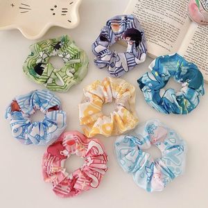 パーティーサプライズゲームゲンシンインパクトZhongli Venti Albedo Tartaglia Xiao Cosplay Cartoon Head Wear Hair Rope Scrunchie Propsアクセサリー