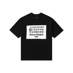 Maisons Margiela T Shirt Erkek Tasarımcı Tasarları T-Shirts Nakış T-Shirt Erkekler Tshirt İlkbahar Yaz Kısa Kollu Tees Tişörtleri Kadınlar İçin 556