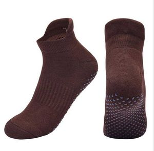 Toptan Nefes alabilen Kadınlar Peep Toe Socks Bahar Sonbahar Koşu Bisiklet Pamuk Silikon taban Çorap Yetişkin Bisiklet Sox Terlik Kavrama Ev Pilates Zemin Çorap