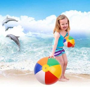 90cm/12inch Inflatable Beach Pool Toys Water Ball Summer Sport Play Toy Balloon Outdoors Play In The Water Beach Ball Fun Gift