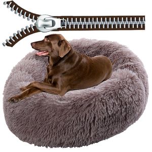 Pennor Super Large Dog Bed With Zipper täcker lång plysch husdjurssoffa säng kattmattor hus tvättbara kudde hundar varm sovande hund kennel