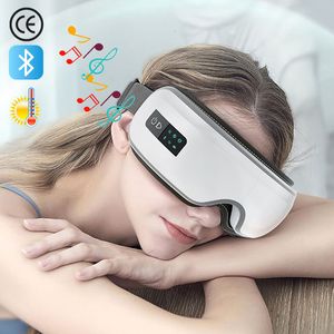 Gesichtsmassagegerät, Augenmassagegerät, Airbag, Vibrationsmassage, Komprimierung, Bluetooth, Musik, Augenschutz, Linderung von Müdigkeit, LED-Anzeige, Kind oder Erwachsener, 230607