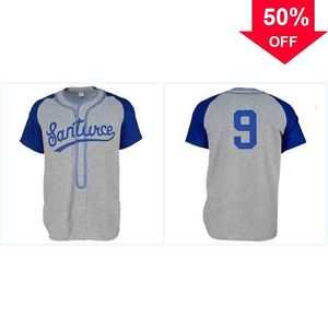 XFLSP GLAA3740 SANTURCE CANGREJEROS 1939 Road Jersey Любой игрок или номера сшит все сшитые высококачественные бейсбольные майки