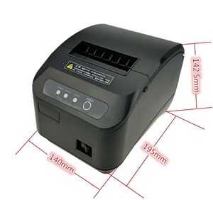 Skrivare höghastighet 200 mm/s termisk biljettskrivare 80mm med auto cutter USB Network POS kvitto skrivare kök restaurangskrivare