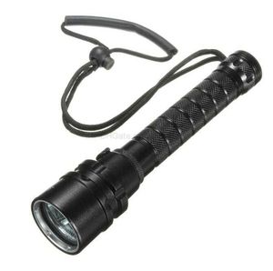 IPX8 Vattentät professionell dykningslampa Kraftfull Super Bright LED -dykning Lamplampdykare LED LED Underwater Torch Lamp Lantera Alkingline