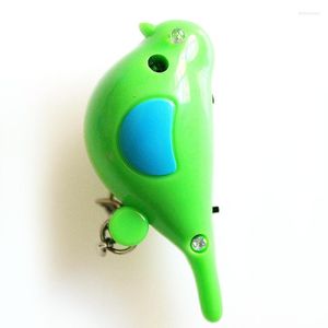 Keychains Bird Keychain Whistle Finder Wireless Alarm Smart Tag Key Locator Tracker Sound LED Light Things