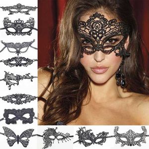 Sömnmasker sexiga cosplay leksaksdräkter kvinnor spetsar fest nattklubb drottning ögonmask erotiska underkläder maskerad venetian carnival anonym mardi j230602