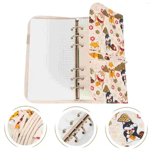 Gift Wrap Loose-leaf Book Money Saving Supplies Cartoon Budget Notepad Sheet Blinder Binder Notebook Planning