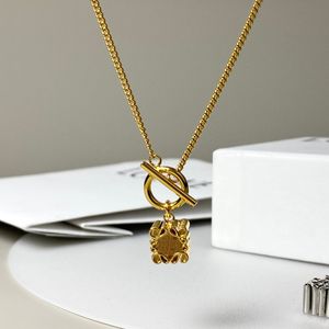 Wup9 wisiorka Naszyjniki projektant Loews luksusowa biżuteria najlepsza akcesoria vintage 18K złota marka glamour damska część ślubna