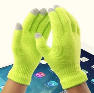 Winter warme Strickwolle Touch Handschuhe Männer Frauen Winter Beste Qualität Handschuh Unisex Funktionshandschuhe für Telefon Touchscreen Handschuhe