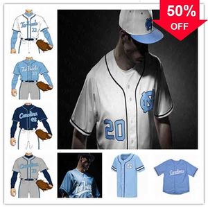 Xflsp GlaA3740 Ncaa College UNC North Carolina Tar Heels Baseball Jersey Custom Aaron Sabato Dylan Harris Tyler Causey Will Stewart Max Alba Alvarez Love