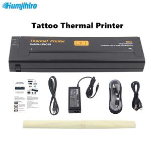 Skrivare Mini Tattoo Thermal Printer Transfer Machine Copier Stencil Maker Tools for Tattoo Photos Transfer Paper Copy Printer