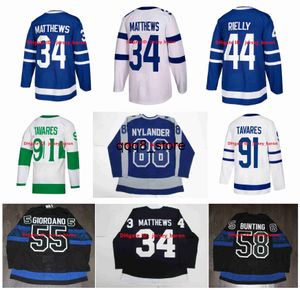 qqq8 Auston Matthews Hockey Jersey Leafs John Tavares Mitchell Marner Mark Giordano Michael Bunting Morgan Rielly Matt Murray William Nylander Wayne Simmonds