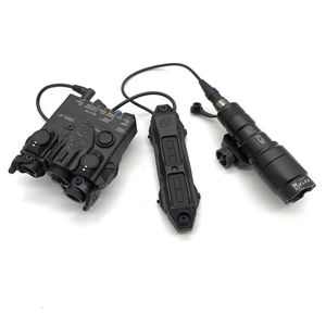 SOTAC Tactical Airsoft Nylon Dbal A2 Red /Green Laser White Light M300 ficklampa Dual Control Switch Hunting Light-Red