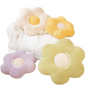 Bonecas de pelúcia recheadas almofadas de flores macias para decoração de sofá, flores verdes em forma de abacate, almofada para cadeira, brinquedo de girassol, tapete para crianças 230603