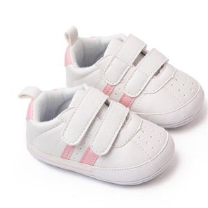 Baby White Sports Shoes Spring and Autumn New Baby Shoes Soft Sole Walking Shoes