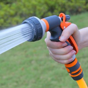 Sprutor Vattning Gun High Pressure 8 Modes Garden Spray Irrigation Nozzle Plant Lawn Yard Sprinkler Cleaning 230603