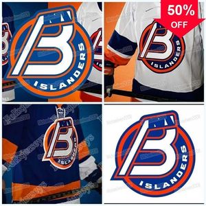 Mag MitNess MitNess Bridgeport Islanders AHL 2021 Hockey-Trikot Seth Helgeson Wilde Samuel Bolduc Jeff Kubiak Anatoli Golyshev Otto Koivula Cole Coskey