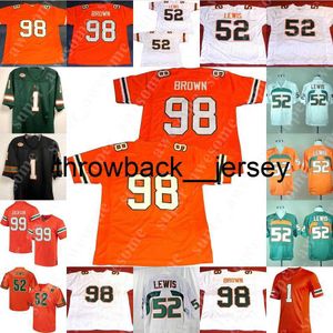 Thr Miami Hurricanes Football Jersey 88 Jeremy Shockey 6 Santana Moss 51 Jonathan Vilma 6 Antrel Rolle 14 Vinny Testaverde 96 Cortez Kennedy