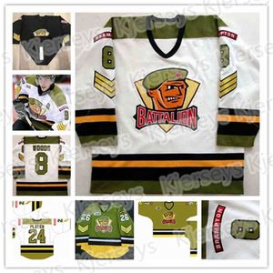 C2604 C202 Custom Vintage OHL Brampton Battalion Hockey jerseys 19 Cody Hodgson 20 Derek Gregorack 41 Mclean jersey Philip Lane MATT DUCHENE CHL Stitch