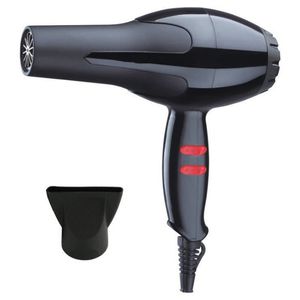 Hair Dryers 1PC Professional High Power Hair Dryer DC Motor Negative Ion Blow Dryer with 5 Speed Concentrator Attachment for Home Black 230603