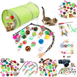 Toys Pets Cat Toys Mouse Shape Balls Shapes Kitten Love New Pet Toy 21 Set Cat Channel Funny Cat Stick Mouse Supplies Value Bundle