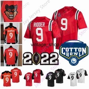 24S CIベアキャッツサッカージャージーNCAAカレッジデスモンドリッダープレーオフコットンボウルパッチ赤い白い黒いサイズ