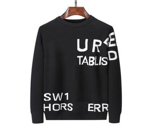 Tasarımcı Men039s Sweater Snitwear Siyah ve Beyaz Sarı Kahve Örgü Yün Sıcak Klasik Ekose Şerit Marka Moda Günlük Uzun S9137444