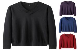 Varsanol Knittwear Mens Seaters Cotten Pullovers v Neck Fashion Sweater Men Winter Clothing 2020 Solid Full Pull Homme4065788