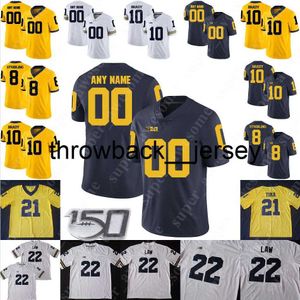 Thr Michigan Wolverines Football Jersey Devin Gil 35 Casey Hughes Tru Wilson Jack Dunaway Carl Myers Brad Robbins Max Wittwer Jake McCurry