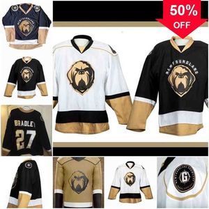 Mag 29 Giorgio Estephan 2021 Newfoundland Growlers Jersey Trey Bradle Brady Ferguson Justin Brazeau Matt Bradley Marcus Power Todd Skirving Colt