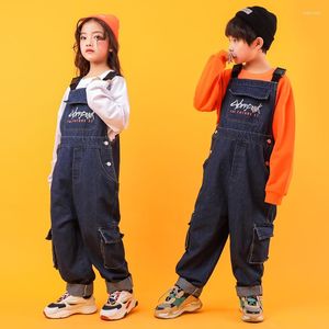 Stage Wear Kids Cool Felpa Abbigliamento Hip Hop Tuta ampia Pantaloni Pantaloni per ragazze Ragazzi Costume da ballo jazz Abiti da ballo