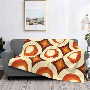 Blankets Swaddling Mid Century Modern Splash Throw Blanket for Sofa Bed Couch Chair Soft Fleece Blanket Cozy Retro Blanket for Adults Kids Pet 230603