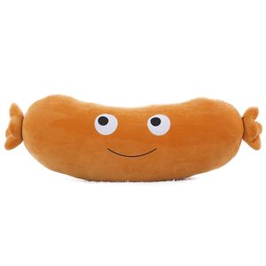 Plush Dolls 1PC 8" 20cm Kawaii Lifelike Sausage Toys Mini Stuffed Food Pillow Creative Gifts for Children Home Decor 230603