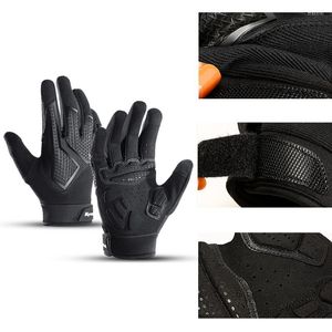 Cycling Gloves Long Finger Non-Slip -Absorbing Spring And Summer Men'S Breathable Sunscreen Contact Screen Riding