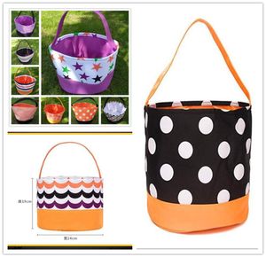 Party Halloween Bucket Personalized Drawstring Basket Trick or Treat Pumpkin Tote Bag Kids Gift Candy Bags for Kid2100387
