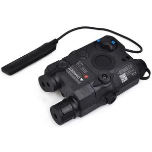 Element Tactical Airsoft PEQ Red Laser IR LASER LED Light utseende version LA5C IR LASER PEQ15 Taktisk ficklampa-jakt-BK