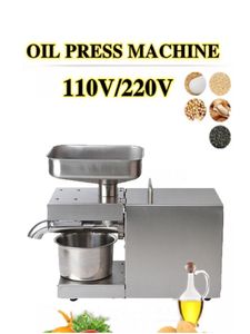 Pressers 1500W 110V/220V Automatisk kallpress Oil Hine, Oil Cold Press Hine, Suower Seeds Oil Extractor, Olive Oil Press Extract