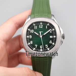 NUOVO AQUANAUT 5168G-010 Custodia in acciaio Verde Green Texture Clascut Mens Orologio Green Green Orologi di alta qualità a buon mercato per TimeZonewatc265F