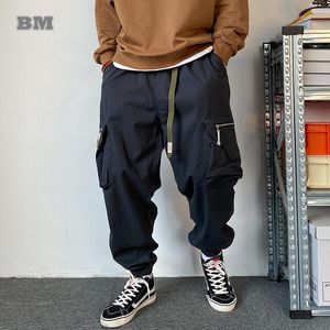 Pantaloni Streetwear Moda Hip Hop Pantaloni cargo larghi da esterno Abbigliamento uomo Haruku Joggers Pantaloni larghi stile coreano Jogging tattico