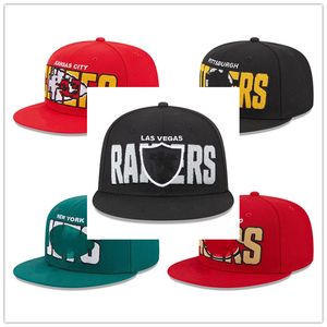New Football 2023 Draft Snapback Hats Team Color Cap Snapbacks Adjustable Mix Match Order All Caps Top Quality Hat