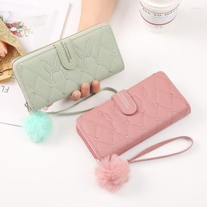 Portfele Portfel Kobiet Long Hasp Zipper Moneta Torebka Multi-Card Holder Duże Połączenie dla studenta