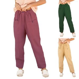 Damen-Hosen, Strumpfhosen für Damen, 3 x Kürbiskuchen-Leggings, Damen, lässig, einfarbig