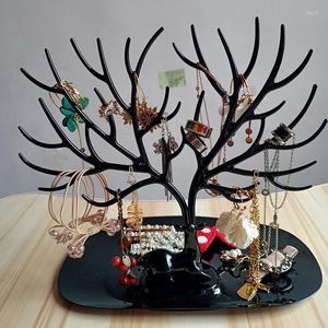 Jewelry Pouches Necklaces Ring Earrings Pendant Bracelet Display Stand Deer Tray Tree Storage Racks Organizer Holder Make Up Decoration